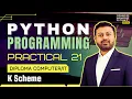 Python Constructor Constructor Overloading Python Practical No 21 Diploma K Scheme Semester 4