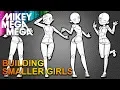 CUTE ANIME GIRL POSES FROM BASIC SHAPES How To Draw