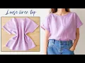 DIY Boxy Linen Top How To Make A Loose Linen Top Sewing clothes