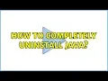 Ubuntu How to completely uninstall Java