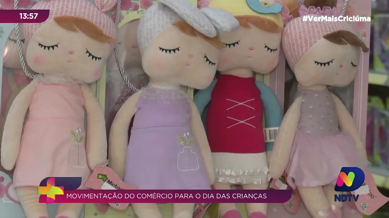 Comerciantes esperam crescimento nas vendas para o Dia das Crianças