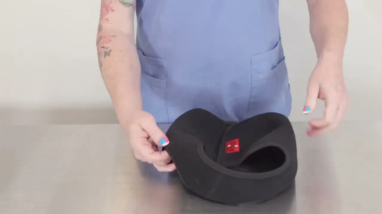 training on how to measure and fit a vest and remote monitor protective covers