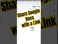 How to Share a Google Doc via a Link