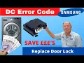 Samsung Eco Bubble washing machine DC error fault code