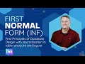 First Normal Form 1NF