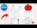 How To Create an Alphabet Tracing Worksheet in Canva
