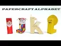 Papercraft 3D Alphabet part 3 Letter I To Letter L For Kids papercraft 99