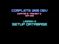 Web Dev 8 - 3 Setup Database