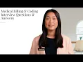 Medical Billing Coding - 7 Job Interview Questions Answers