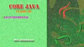 Core Java - Bangla Tutorial Fundamental
