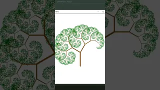 Draw Fractal Tree Using Python Turtle
