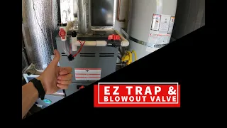 EZ Trap float switch Jones Blowout Valve installation