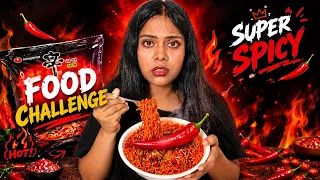 I Tried SUPER SPICY Korean Noodles 🌶️😱 | Spicy Noodles Challenge