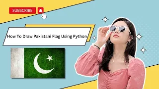 How to draw Pakistani flag using python Python Turtle Python Coding Python Graphs