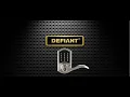 Defiant Touchpad Electronic Door Lever Programming