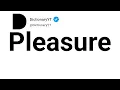 Pleasure Antonyms Opposite Words