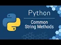 Python For Beginners String Methods in Python