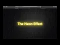 Neon and Flying Text using HTML CSS