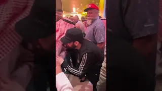 Eminem Meets FrancisNgannou Riyadh Saudi Arabia 