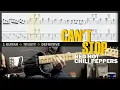 Download Lagu Can't Stop | Guitar Cover Tab | Guitar Solo Lesson | Backing Track w/ Vocals 🎸 RED HOT CHILI PEPPERS