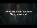 Lagu Steffany Gretzinger - No One Ever Cared For Me Like Jesus Lyrics