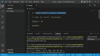 Python for beginners part 4 Tuple List Mutability Immutability