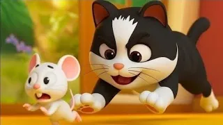 Meow Meow Billi Kerti Meow | म्याऊँ म्याऊँ बिल्ली करती म्याऊँ | Hindi Rhyme | Nursery Rhyme for Kids
