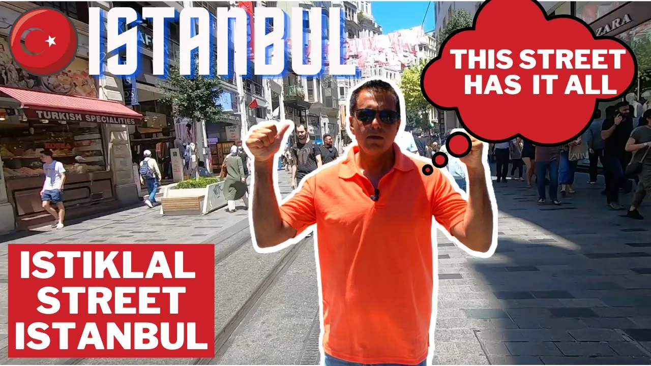 ISTANBUL'S MOST FAMOUS STREET ISTIKLAL STREET | STREET FOOD & DONER KEBAB IN ISTANBUL