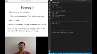 W1D2 Bootcamp Lecture Mutability and Ruby Style