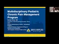Multidisciplinary Pediatric Chronic Pain Management Program
