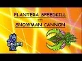 Terraria 1 2 3 Plantera 16 second Speedkill with Snowman Cannon