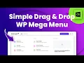 Easy WordPress Drag and Drop Mega Menu - Cornerstone Builder