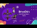 Identifying Vintage Brooch Makers Marks - Costume Jewelry Designer Logos