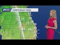 Dry weekend ahead with spotty showers More rain arrives Monday