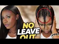 REALISTIC MIDDLE PART QUICK WEAVE TUTORIAL LIGHT YAKI STRAIGHT TEXTURE ft CURLSQUEEN