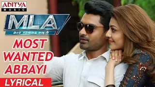 most wanted abbayi lyrical mla movie songs nandamuri kalyanram kajal aggarwal mani sharma