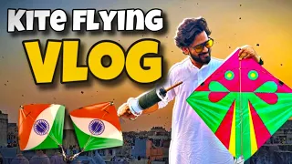 Independence Day Special Kite Flying Vlog 🪁🪁I Poonam & Abhi