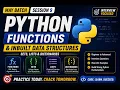 Python Functions Data Structures Explained Lists Sets Dictionaries May Batch DE Roadmap