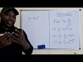 Calculus power rule and Chain rule