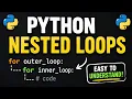 Learn Python Nested Loops in 3 Minutes Easy Real-Life Example Python for Beginners