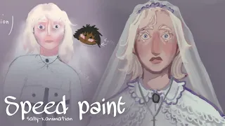 SPEED PAINT Phil in a wedding dress Redrawing fan art from COmput3rBug0013