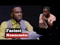 Download Lagu The fastest Newscaster in the world | Josh2funny