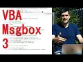 Excel VBA Message Boxes 3 - Message Box for User Feedback