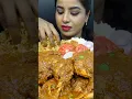 Ashifa Asmr Spicy Chicken Tangdi Curry Chicken Liver Curry White Rice Egg Curry \u0026  salad Extra Grevy