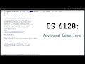 Lesson 2 Representing Programs CS6120 Advanced Compilers