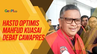 Hasto Kristiyanto Optimis Mahfud MD Tampilkan Gagasan Terbaik Saat Debat Cawapres