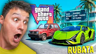 RUBO le AUTO con le REGOLE di GTA 6: da una PANDA a una LAMBORGHINI! 🚗