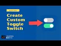 Create Custom Toggle Switch - HTML CSS Tutorial stacktales