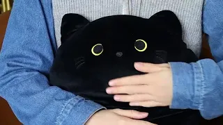 Amazon com iBccly Black Cat Plush Toy Pillow Soft Doll Plushie Pillow Stuffed Animal Soft Pillow Ba