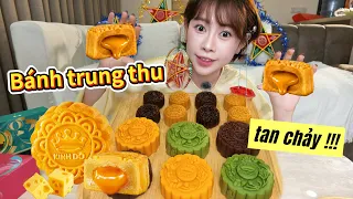 Ăn mâm bánh trung thu nhân TAN CHẢY !!!!